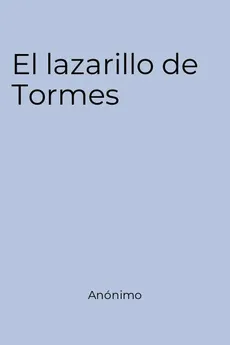 portada El lazarillo de Tormes